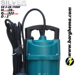 پمپ کف کش 28 متری 2 اینچ سیلور مدل sx2 28 1100 F - تصویر 8